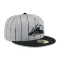 thumbnail image 3 of Men's New Era  Gray/Black Colorado Rockies 2025 Batting Practice 59FIFTY Fitted Hat, 3 of 7