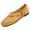 Yellow, variant on Mary Jane Flats for Women Breathable Lightweight Womens Flats with Adjustable Buckle Casual Solid Color Round Toe Comfortable Flat Shoes