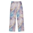 thumbnail image 2 of FORMRS Kids Pajama Pants with Pockets Size 11-12Y Boys Lounge Sleep Bottoms, Purple Marble Pattern, 2 of 8