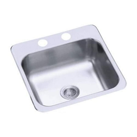 Sterling by Kohler 15 x 15 Entertainment Self Rimming Sin...