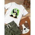 thumbnail image 3 of Panda Sitting With Bamboo T-Shirt Toddler -Image by Shutterstock,  4 Toddler, 3 of 4
