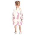 thumbnail image 6 of Rabbit Pattern Design Girls'long-sleeved dress Thickened A-dress Warm Dress Basic Shirt Party Dresses, 6 of 7
