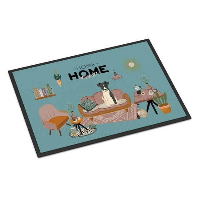 Carolines Treasures CK7943MAT Tapis Intérieur Ou Extérieur 18 x 27 Po. Smooth Fox Terrier Sweet Home
