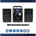 thumbnail image 4 of Naxa Electronics Naxa NPB-431 Portable MP3/CD Player with PLL FM Radio, USB Input, Remote Control, and Detachable Speakers, Black, 4 of 5