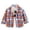 a-Black6764, variant on VNKIDY Boy's Shirt Spring Kids Plaid Collared Shirt With Pocket Long Sleeve Button Front Shirt For Daily Outdoor Activities Fashionable Top