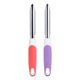 thumbnail image 1 of 2 Pack Stainless Steel Pepper Corers Fruit and Pepper Corer Kitchen Tools Orange and Purple, 1 of 4