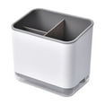 thumbnail image 2 of Steadline Cutlery Storage Organizer Bin with Drain Holes for Knife Fork Spoon Straw Kitchen Utensil Holder Commercial Home Use Countertop Drying Rack Dishwasher Safe Bathroom Office Organization, 2 of 6