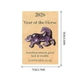 thumbnail image 2 of Lucky Crystal Horse – a symbol of strength & success Lucky Amethyst Crystal Horse Keychain — a symbol of wisdom & success Crystal Horse Keychain, 2026 Fortune Decoration, 2 of 7