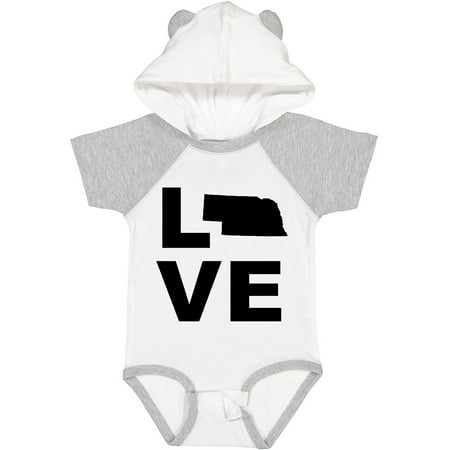

Inktastic Love Nebraska Gift Baby Boy or Baby Girl Bodysuit