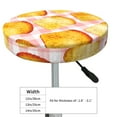thumbnail image 4 of Bingfone Tasty Toasts Padded Round Bar Stool Cover Cushion with Elastic Fabric Round Chair Seat - Tasty Toasts, 4 of 7