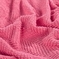 thumbnail image 3 of Home Soft Things Reversible Tweed Throw Blanket, Super Soft & Cozy - Camellia Rose, 50x60", 3 of 8