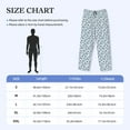 thumbnail image 5 of Disketp Nautical Theme Anchors Men's Pajama Pants - Ultra Soft Fleece Sleep and Lounge Pants (Size: S-XXL), 5 of 6