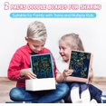 thumbnail image 5 of Kids Toys 2 Packs LCD Writing Tablet, 3 4 5 6 Year Old Boys Toys Gifts Doodle Board, 10 Inch Drawing Pad Airplane Travel Road Trip Essentials, Toddler, 5 of 5