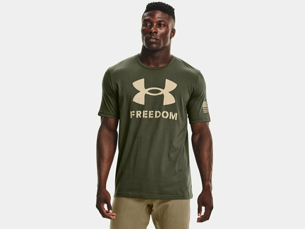 1352147 Under Armour Men's UA Freedom Banner Short Sleeve Athletic T-Shirt 