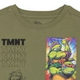 thumbnail image 2 of Nickelodeon Teenage Mutant Ninja Turtles Boys T-Shirt & Shorts with Lenticular Image Changing Patch 2-Piece TMNT Set for Kids (Size 4-10), 2 of 15