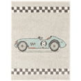 thumbnail image 2 of Unique Loom Whimsy Kids Collection Area Rug - Race Car (2' 2" x 2' 11" Rectangle Gray/Black) Perfect For Kids Bed Room/Nursery Room/Living Room/Class Room/Play Room, 2 of 5