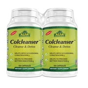 Alfa Vitamins Colcleanser Cleanse & Detox 100 capsules Value Pack
