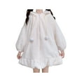 thumbnail image 1 of Faithtur Femmes Lapin Oreille Capuche, Adultes Sweat à Manches Longues Floue, 1 of 4