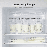 Momcozy Breastmilk Storage Bags 120 Ct, Temp-Sensing Discoloration Breastfeeding Storage Bag 6oz/180ml