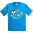 thumbnail image 3 of Inktastic Happy New Year with Cute Penguin Youth T-Shirt, 3 of 5