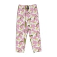 thumbnail image 4 of Naloa Lilies Flowers Print Women’s Ultra-Soft Comfy Pajama Lounge Pants with Pockets & Drawstring, 4 of 8