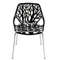 thumbnail image 2 of UBesGoo Birds Nest Dining Side Chair, Armchair,Black, Plastic Lounge Chairs Dining Room Kitchen Study, 2 of 5