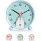 thumbnail image 1 of Reloj despertador para niños pequeños, reloj despertador educativo para niños, fácil de configurar y funciona con pilas, reloj despertador de viaje silencioso que no hace tictac (pingüino), 1 of 5