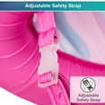 thumbnail image 6 of Aqua SwimSchool Inflatable Tot Trainer Pool Float with Adjustable Strap, Ages 2-4, 25-37 lbs, Pink, 6 of 9