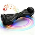 thumbnail image 5 of MOSTA Bluetooth Hoverboard with LED Headlight, 2-Wheel Self-Balancing Electric Scooter 6.5 inch Black, 5 of 8