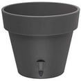 thumbnail image 2 of DecoPots - Self Watering Planter - 9.2 Inch Diameter - Indoor Outdoor with Bottom Watering and Water Level Indicator 9.2", Graphite, 2 of 9