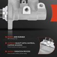 thumbnail image 2 of A-Premium Brake Master Cylinder Compatible with Nissan Vehicles - Versa 2010-2011 L4 1.6L - Replaces# D6010-EL01A, D6010-EL01B, 2 of 8