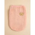 thumbnail image 4 of 1pc Pet Dog & Cat Double-Sided Fleece Warm Windproof Vest, Solid Color Thickened Sleeveless Coat With Hood, 4 of 4