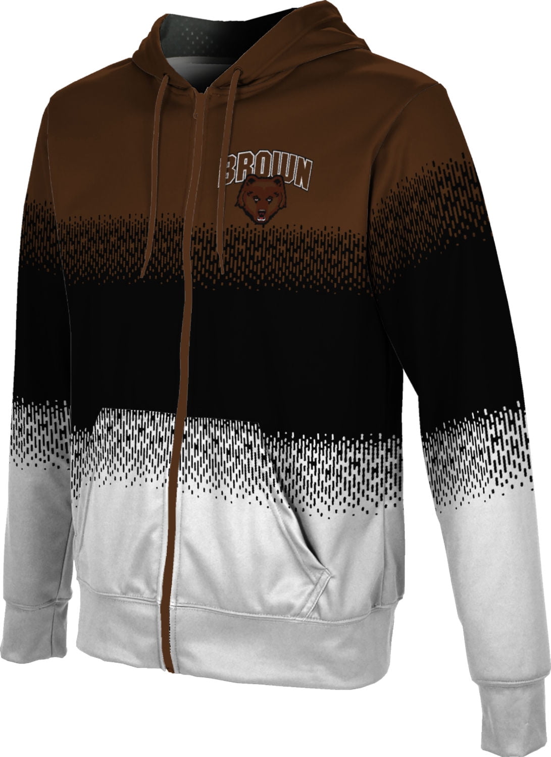 ProSphere Brown University Boys Full Zip Hoodie Vector
