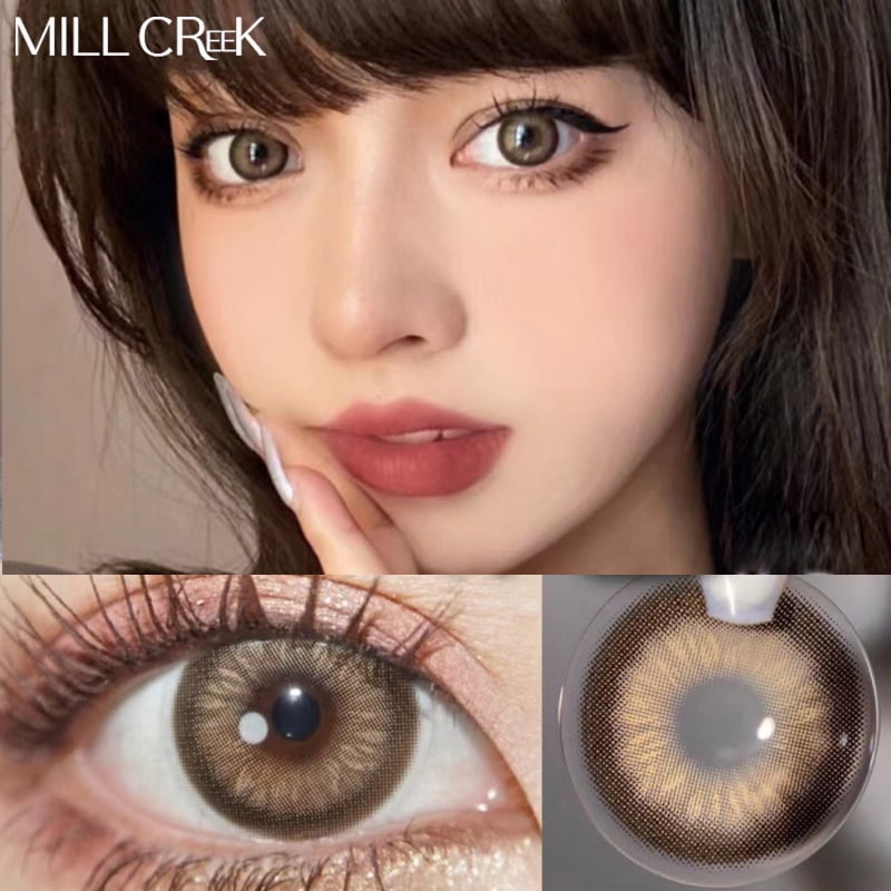 Lentillas de colores para ojos, lentes cosméticas para miopía con ...