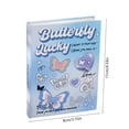 thumbnail image 3 of SLYNSHome Small Notebook Pocket Journals for Women Mini Pocket Size Blue Butterfly Journal Notebook for Writing Work, 3 of 7