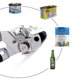 thumbnail image 2 of Abrebotellas enlatado potente multifuncional manual de acero inoxidable / Y8 / Afortunado Sencillez, 2 of 3