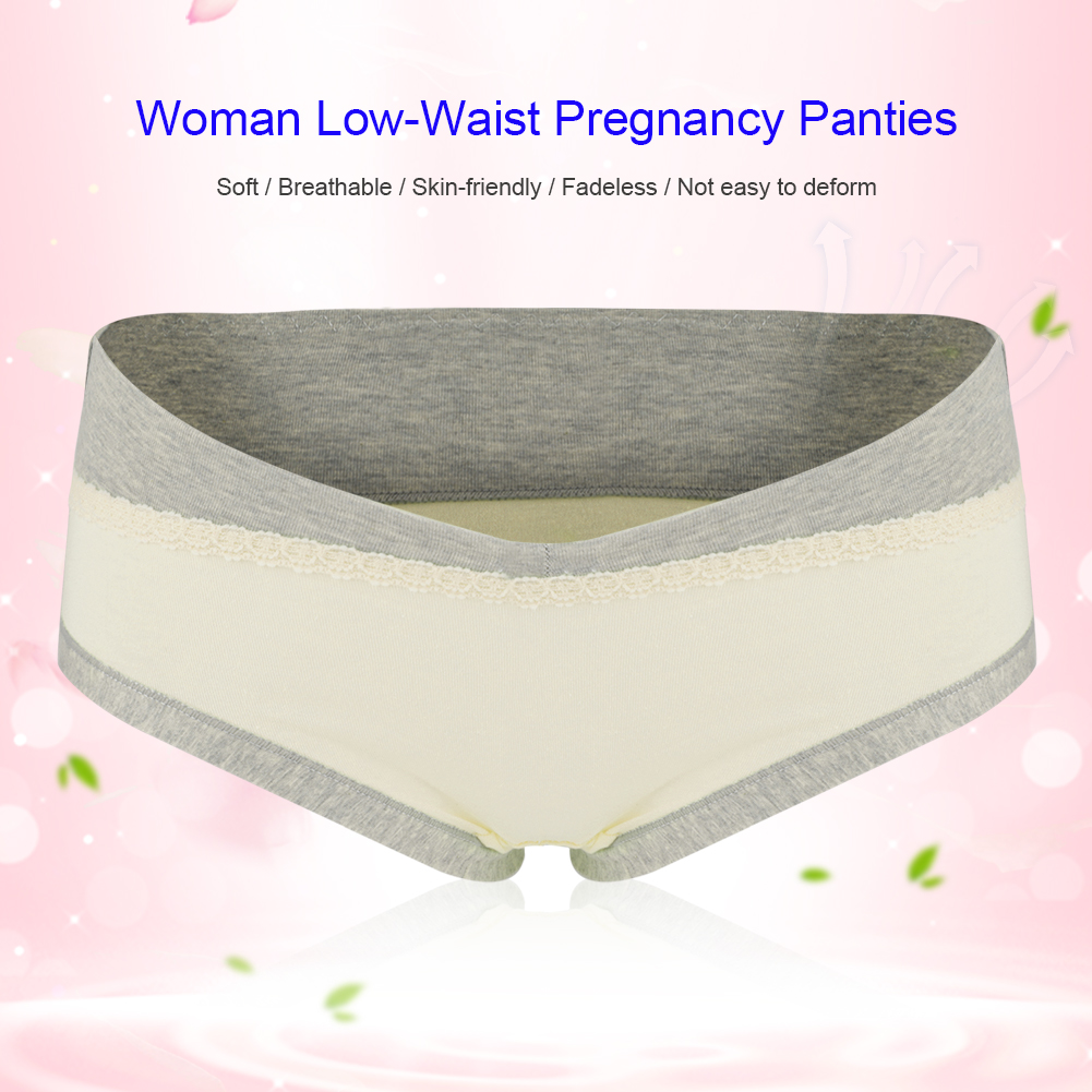 Greensen Soft Breathable Cotton Pregnancy Maternity Underwear Low Waist