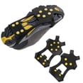 thumbnail image 4 of Htwon Snow Anti Slip Spikes Grips Crampon Cleats Boot Shoes Covers Ice Grippers Studs, 4 of 19