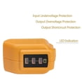 thumbnail image 2 of Fuente De Alimentación Usb De 10,8 V, 14,4 V, 18 V Para Convertidores Dewalt Dcb090 Para Batería De Litio (Amarillo) Yuarrent EL011379-00, 2 of 6