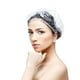 thumbnail image 1 of 30 gorros de ducha desechables - Gorro de baño elástico espesante multiusos Gorro de ducha transparente impermeable de plástico Gorros de ducha para baño Mujeres Spa Hombres Gorros para el cabello Uso, 1 of 2