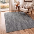 thumbnail image 4 of GENIMO 8'x10' Rug for Living Room, Large Machine Washable Non Slip Low Pile Area Rug for Bedroom Dining Room, Contemporary Abstract, Smoky Gray, 4 of 5
