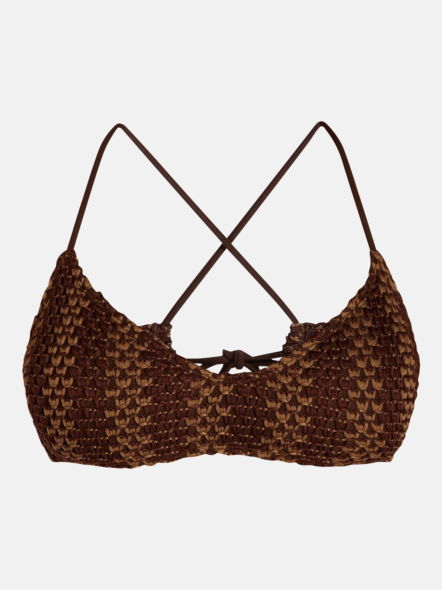 No Boundaries Crochet Bikini Top, Women's XXS-XXL