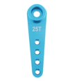 thumbnail image 2 of 3 Unids 37 Mm 25 T Dirección Servo Cuerno M2.5 Agujero Coche Barco Azul SM SunniMix Bocina de brazo servo 25T, 2 of 8