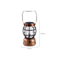 thumbnail image 3 of Ohufall Camping Essentials Solar Rechargeable Retro Camping Light Portable Outdoor Tent Lamp Emergency Phone Charger, 3 of 9