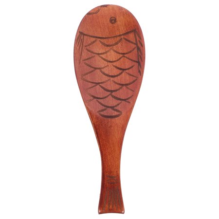 

Rice Paddle Stirring Sauce Tool Long Handle Vintage Bamboo Wooden Brown 19.00X6.50X1.00CM