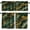 Green-gold, variant on Marble Texture Valances Set for Kitchen, Emerald Green and Gold Abstract Marble Home Decor Rod Pocket Window Drapes for Kitchen Living Room Dining Room Office 52x18 Inch + 27x36 Inch X 2