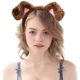 thumbnail image 1 of Diadema HODRME con orejas de cachorro de peluche para Halloween y Navidad, 1 of 1