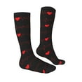 thumbnail image 3 of Bingfone Compression Socks For Women And Men Long Socks For Running Athletic Cycling Nurse-Cardiogram And Heart, 3 of 9
