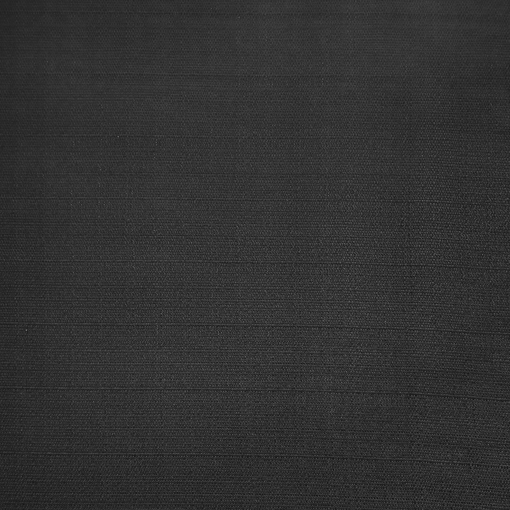 Mainstays Lauren Semi Sheer Textured Solid Rod Pocket Curtain, Single Panel, Black, 38" W x 95"L