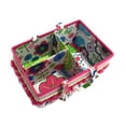 thumbnail image 4 of Bacati - Nursery Storage Caddy Botanical Pink/Aqua/Fuchsia/Green Girls, 4 of 15